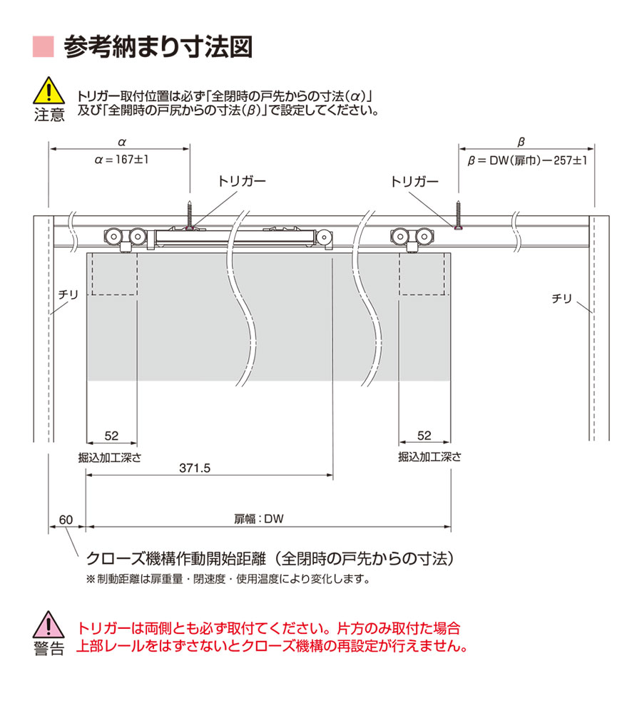 参考納まり寸法図